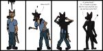 anthro body_control canid canine canis chez domestic_dog german_shepherd goo_transformation herding_dog latex male mammal pastoral_dog takeover transformation 