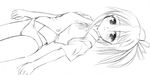  artist_request greyscale mahou_sensei_negima! miyazaki_nodoka monochrome panties sketch solo underwear 