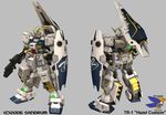  advance_of_zeta armor gundam hazel_custom_gundam hazel_gundam helmet machinery mecha no_humans sandrum weapon 