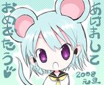  2008 akeome animal_ears chinese_zodiac happy_new_year kiira lowres mouse_ears new_year original solo year_of_the_rat 