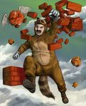  animal_costume artist_request gameplay_mechanics male_focus mario mario_(series) solo super_mario_bros. tanuki tanuki_costume 