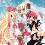  disgaea dress etna flonne flonne_(fallen_angel) rozalin wedding_dress 