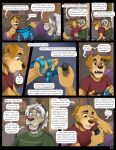 2024 5_fingers absurd_res andrew_oleander anthro ball_gag black_ball_gag blue_clothing blue_eyes blue_jockstrap blue_underwear blush brown_nose canid canine canis clothed clothing comic dialogue digital_media_(artwork) domestic_dog duo english_text facial_hair fingers fur furniture gag gift green_clothing green_eyes green_sweater green_topwear hair hi_res holding_ball_gag holding_clothing holding_jockstrap holding_object holding_underwear hug inside jackaloo jockstrap male mammal mature_anthro mature_male mustache name_drop name_in_dialogue noah_mcmurphy on_sofa paw_print_underwear pawprint_print propositioning purple_sofa sitting sitting_on_sofa smile sofa speech_bubble sweater tail tan_body tan_fur text topwear underwear white_hair yellow_body yellow_fur