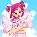  milk_(precure_5) pink_hair precure pretty_cure purple_eyes yes!_precure_5 yumehara_nozomi 