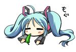  &gt;_&lt; :d ahoge animated animated_gif aqua_hair blush_stickers breathing_fire chibi chili closed_eyes eating ebisu_senri fire habanero_(chili) hatsune_miku long_hair lying on_stomach open_mouth smile solo spicy twintails very_long_hair vocaloid xd 