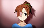  arudebido brown_eyes brown_hair hirasawa_ui k-on! listen!! ponytail short_hair solo star 