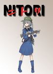  akira character_name gun kawashiro_nitori mieharu parody solo touhou two_side_up weapon 