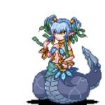  animated animated_gif exet full_body gorgon greek_mythology idle_animation lamia lowres medusa_(monster_girl_encyclopedia) monster_girl monster_girl_encyclopedia pixel_art snake_hair sprites transparent_background 