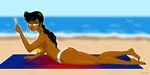  beach bikini breasts great_mazinger hono_jun mazinkaiser swimsuit 