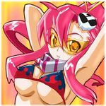  1girl bikini_top breasts hair_ornament pink_hair solo tengen_toppa_gurren-lagann tengen_toppa_gurren_lagann underboob yoko_littner yoko_ritona 