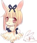  animal_ears bunny bunny_ears chibi hinayuki_usa lowres original solo tail 