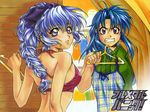  2girls chidori_kaname full_metal_panic full_metal_panic! multiple_girls swimsuit teletha_testarossa 