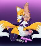 anthro ball_nuzzling ball_sniffing ball_worship balls balls_in_face balls_on_nose canid canine clothing disembodied_penis egg_vibrator fox fur genitals gynomorph herm hi_res intersex latex legwear male maleherm mammal miles_prower musk musk_clouds musk_fetish musk_sniffing musk_worship musky_balls musky_cock ninotrash nipple_covers nose_to_balls orange_body orange_fur orgasm_from_sniffing penile penis purple_background sega sex_toy simple_background sniffing solo sonic_the_hedgehog_(series) steam steamy_penis thigh_highs uncontrolled_orgasm vibrator vibrator_on_balls vibrator_on_penis wand_vibrator white_body white_fur yellow_body yellow_fur