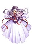  atelier_(series) atelier_iris atelier_iris_eternal_mana bonnet dress ghost hat ouse_kohime pamela_ibiss silver_hair solo white_background white_dress 