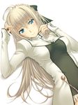  big_wednesday blonde_hair blue_eyes blush bow cyril hair_bow long_hair lying sega shining_(series) shining_force shining_force_exa 