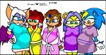 2008 alicia_acorn anthro archie_comics artist_name bat bathrobe bernadette_hedgehog black_nose blue_body blue_clothing blue_dress blue_ears blue_eyes blue_fur blue_hair blue_tail breasts brown_body brown_ears brown_eyes brown_fur brown_hair chipmunk circlet clothed clothing digital_media_(artwork) dress echidna eulipotyphlan female fur gloves green_eyes ground_squirrel group hair half-closed_eyes hand_on_hip hand_on_own_hip handwear hedgehog herpestid heterochromia isabella_mongoose lara-le looking_at_another mammal mongoose monotreme multicolored_body multicolored_clothing multicolored_fur multicolored_gloves multicolored_handwear multicolored_robe narrowed_eyes noir_(sonicdash) pink_bathrobe pink_clothing pink_dress pink_gloves pink_handwear pink_robe pregnant pregnant_anthro pregnant_female purple_clothing purple_dress purple_hair red_body red_ears red_fur red_hair robe rodent sciurid sega simple_background smile sonic_the_hedgehog_(archie) sonic_the_hedgehog_(comics) sonic_the_hedgehog_(series) standing tail tan_body tan_fur terrenslks two_tone_bathrobe two_tone_body two_tone_clothing two_tone_fur two_tone_gloves two_tone_handwear two_tone_robe white_background white_bathrobe white_body white_clothing white_dress white_ears white_fur white_gloves white_hair white_handwear white_robe yellow_bathrobe yellow_body yellow_clothing yellow_ears yellow_fur yellow_robe