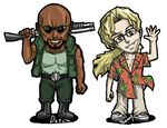  benny benny_(black_lagoon) black_lagoon chibi dutch dutch_(black_lagoon) oso oso_(toolate) 