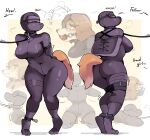 2024 absurd_res anthro armbinder arms_tied ball_gag big_breasts binder_(restraint) black_clothing black_collar black_latex black_leash black_skinsuit blindfold bondage_gear bound breasts brown_body brown_fur brown_hair canid canine canis clothing collar dialogue domestic_dog english_text female fur gag gagged gimp gimp_mask gimp_suit good_girl hair hi_res hunting_dog illumination_entertainment kneeling latex latex_clothing latex_skinsuit leash leash_pull leashed_collar legs_tied mammal mask nipple_outline offscreen_character red_ball_gag restraints saluki sighthound sing_(movie) skinsuit solo standing suki_lane tail text tight_clothing wide_hips zinnick