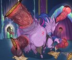 absurd_res anal anal_fluids anal_penetration animal_genitalia animal_penis anus ass_up big_anus big_butt big_penis bodily_fluids bottom_heavy butt canine_genitalia canine_penis clothing cum cum_drip cutie_mark dark_nipples disembodied_penis dripping dryadex equid equine feathered_wings feathers female feral fishnet_clothing fishnet_legwear friendship_is_magic genital_fluids genitals group hasbro hi_res horse huge_anus huge_butt huge_penis hyper hyper_anus hyper_genitalia legwear male male/female mammal my_little_pony nipples nubbed_penis penetration penis precum presenting presenting_anus puffy_anus pussy spiked_penis spikes spikes_(anatomy) summoning sweat teats twilight_sparkle_(mlp) udders uncanny_valley vaginal vaginal_penetration what_has_magic_done wide_hips wings