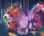 abdominal_bulge absurd_res anal anal_fluids anal_penetration animal_genitalia animal_penis anus ass_up big_anus big_butt big_penis bodily_fluids bottom_heavy butt canine_genitalia canine_penis clothing cum cum_drip cutie_mark dark_nipples deep_penetration disembodied_penis dripping dryadex equid equine feathered_wings feathers female feral fishnet_clothing fishnet_legwear friendship_is_magic genital_fluids genitals group hasbro hi_res horse huge_anus huge_butt huge_penis hyper hyper_anus hyper_genitalia legwear male male/female mammal my_little_pony nipples nubbed_penis penetration penis precum presenting presenting_anus puffy_anus pussy spiked_penis spikes spikes_(anatomy) summoning sweat teats twilight_sparkle_(mlp) udders uncanny_valley vaginal vaginal_penetration what_has_magic_done wide_hips wings