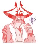 2024 4_eyes :3 accessory after_exercise anthro barazoku barefoot beverage big_muscles big_pecs blush bodily_fluids bottle bottomwear candle clothed clothed_male clothing container demon demon_dragon dragon drinking duo earless eyebrows eyes_closed facial_markings feet fire flying ga420artz half-closed_eyes happy head_markings head_spikes headband headgear helluva_boss hi_res holding_beverage holding_bottle holding_container holding_object horn imp male markings membrane_(anatomy) membranous_wings motion_lines multi_eye multicolored_body multicolored_horn multicolored_skin muscular muscular_anthro muscular_male mythological_creature mythological_scalie mythology narrowed_eyes noseless pecs purple_horn raised_eyebrows red_body red_eyebrows red_horn red_nose red_skin satan_(helluva_boss) scalie shirt short shorts simple_background size_difference smile spikes spikes_(anatomy) spread_wings sweat sweaty_arms sweaty_body sweaty_chest sweaty_face sweaty_neck sweaty_pecs sweaty_skin tank_top toony topless topless_anthro topless_male topwear towel towel_around_neck two_tone_horn water_bottle white_background white_horn wings yogirt_(helluva_boss)