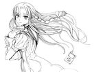  caster digital_media_player earbuds earphones fate/stay_night fate_(series) greyscale ipod monochrome morisoban solo 