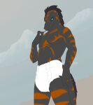 abdl absurd_res anthro cloud diaper echo_(game) echo_(series) echo_project flynn_moore gila_monster helodermatid hi_res hill lizard lonegreenorcacalf male reptile scalie solo toothpick