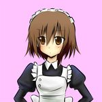  1girl chipa_(arutana) lowres maid sasaki solo suzumiya_haruhi_no_yuuutsu 