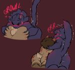 anal anthro anus aroused athletic athletic_anthro athletic_female bat big_ears bite black_body black_fur black_hair blood blush blush_lines bodily_fluids body_blush brown_body brown_fur brown_hair butt butt_blush butt_grab carameltsi clairen_(rivals_of_aether) claws curled_hair duo ear_bite ear_blush felid feline female female/female flat_colors fluffy fluffy_tail fur genital_fluids growling hair hand_on_butt heart_symbol hi_res leopard mammal messy_hair narrowed_eyes notched_ear nub_tail nude oral pantherine passionate raised_tail rear_view red_eyes rimming rivals_of_aether round_ears saliva scratches scratching sex shaking simple_background tail thin_tail ti-ti vaginal_fluids