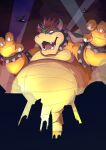 2025 aircraft anthro armband belly big_belly bowser bracelet claws collar fangs hair helicopter hi_res horn jewelry kaiju koopa low-angle_view macro male mario_bros mighty_creation mostly_nude nintendo nude open_mouth overweight overweight_anthro overweight_male scalie shell sky skyscape slightly_chubby slightly_chubby_anthro slightly_chubby_male smoke solo spiked_armband spiked_bracelet spiked_collar spiked_shell spikes spikes_(anatomy) spotlight_beam teeth tongue vehicle