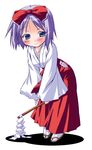  akari_ryuryuwa hakama hiiragi_tsukasa japanese_clothes lucky_star miko red_hakama solo 