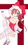  brws christmas hat jester_cap original santa_costume solo thighhighs 