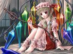  bangs doll_joints flandre_scarlet one_side_up solo touhou wings yuki_shuuka 