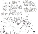 age_progression anthro belly bulbasaur egg emboar exe_exem feral fupa generation_1_pokemon generation_3_pokemon generation_5_pokemon group hatching ivysaur male marshtomp mudkip musclegut muscular navel nintendo pecs pignite pokemon pokemon_(species) sketch swampert tepig trio venusaur