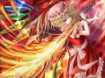  fire flandre_scarlet solo sword touhou weapon wings yuki_shuuka 