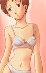  bra genderswap ikari_shinji lingerie neon_genesis_evangelion sex_change underwear white_bra 