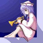  artist_request hat instrument lowres merlin_prismriver solo touhou trumpet 