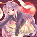  animal_ears bangs bunny_ears lowres reisen_udongein_inaba solo torii_sumi touhou 