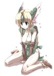  blonde_hair breasts cleavage large_breasts long_hair low-tied_long_hair riesz seiken_densetsu seiken_densetsu_3 solo tokyo_(great_akuta) 