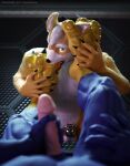 3d_(artwork) absurd_res avian bird blender_(artwork) canid canine chastity_(disambiguation) chastity_cage chastity_device claws digital_media_(artwork) falco_lombardi falcon falconid feet foot_fetish foot_in_mouth foot_on_face foot_play foot_suck fox fox_mccloud hi_res mammal nintendo paws star_fox stormrider sucking talons toe_in_mouth toe_suck toes