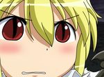  blonde_hair gununu kaibutsu_oujo parody red_eyes severin 