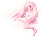  bad_id bad_pixiv_id dress kiri_futoshi long_hair original pink_eyes pink_hair solo twintails 