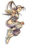  bandana barefoot feet hip_vent ibuki_(street_fighter) ninja solo street_fighter street_fighter_iii_(series) street_fighter_iv_(series) toeless_legwear toes toshi 