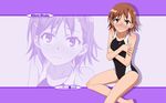  blush misaka_mikoto swimsuit to_aru_kagaku_no_railgun vector 