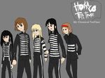  akiyama_mio alternate_costume band_uniform grey_background hirasawa_yui k-on! kotobuki_tsumugi marching_band mspaint multiple_girls my_chemical_romance nakano_azusa parody simple_background tainaka_ritsu the_black_parade_(album) 