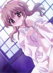  1girl blush brown_hair female long_hair nogizaka_haruka nogizaka_haruka_no_himitsu panties solo underwear 