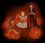  code_geass halloween kururugi_suzaku lelouch_lamperouge mecco nunnally_lamperouge pumpkin 