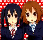  bad_id bad_pixiv_id brown_eyes brown_hair hirasawa_yui k-on! long_hair multiple_girls nakano_azusa short_hair twintails yugake_(mrnmrm) 