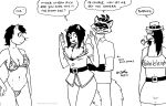 2024 alexia_minkworthy anthro bella_minkworthy bikini breasts celina_minkworthy cleavage clothed clothing dress female group male male/female mammal mink mustelid musteline object_in_mouth procyonid raccoon rick2tails smoking_pipe smoking_pipe_in_mouth swimwear tail tegerio true_musteline two-piece_swimsuit whiskers