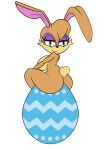 anthro big_breasts big_butt breasts bunnie_rabbot butt colored_sketch easter easter_bunny easter_egg female fur green_eyes hi_res holidays huge_breasts huge_butt lagomorph leporid mammal mobian_monster nude pose posing_nude rabbit rabbit_ears sega side_boob sketch solo sonic_the_hedgehog_(series) yellow_body yellow_fur